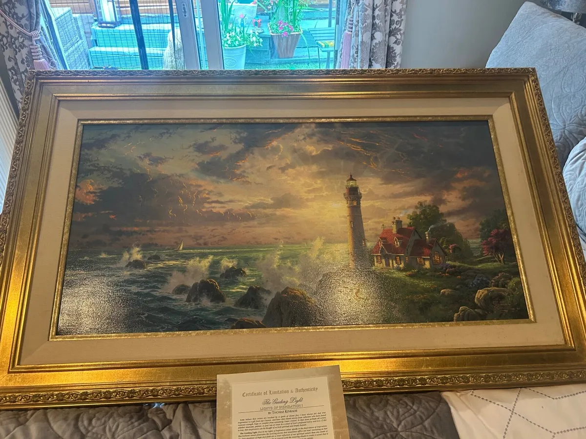 Thomas Kinkade “The Guiding Light” Limited Edition - Image 4