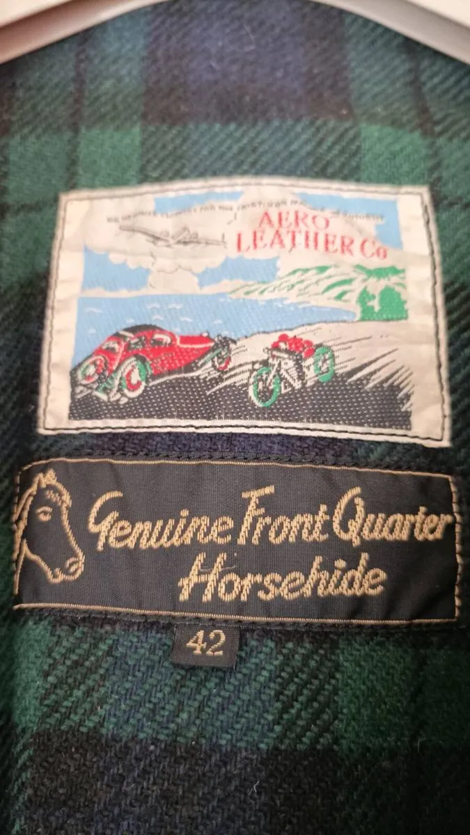 Vintage aero leather jacket - Image 1