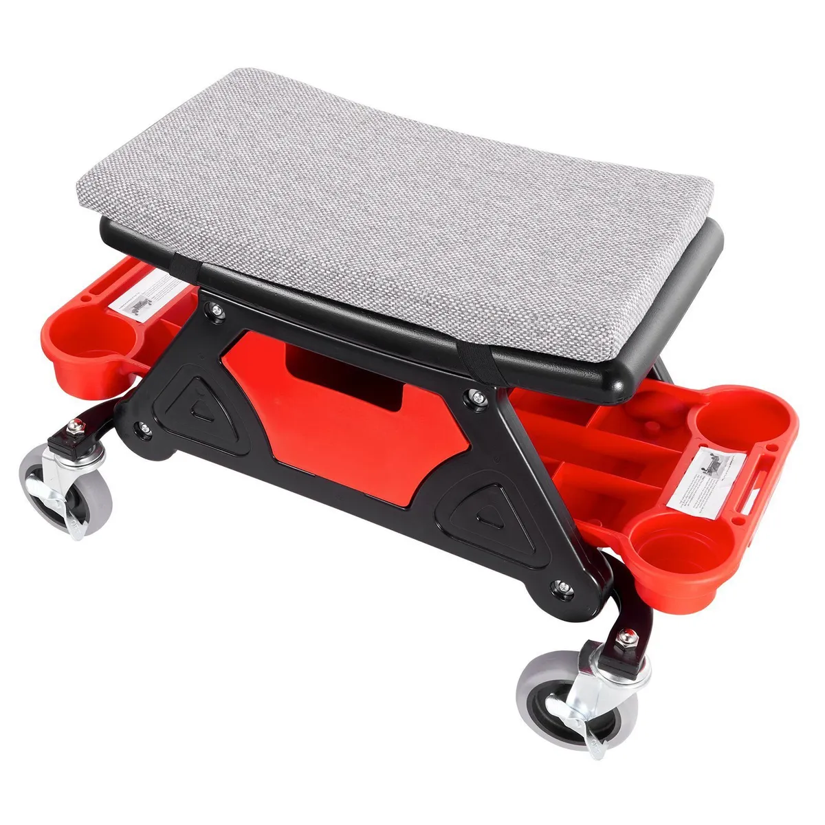 Heavy Duty Mechanic Stool 136kg Tool Trays Roll - Image 3