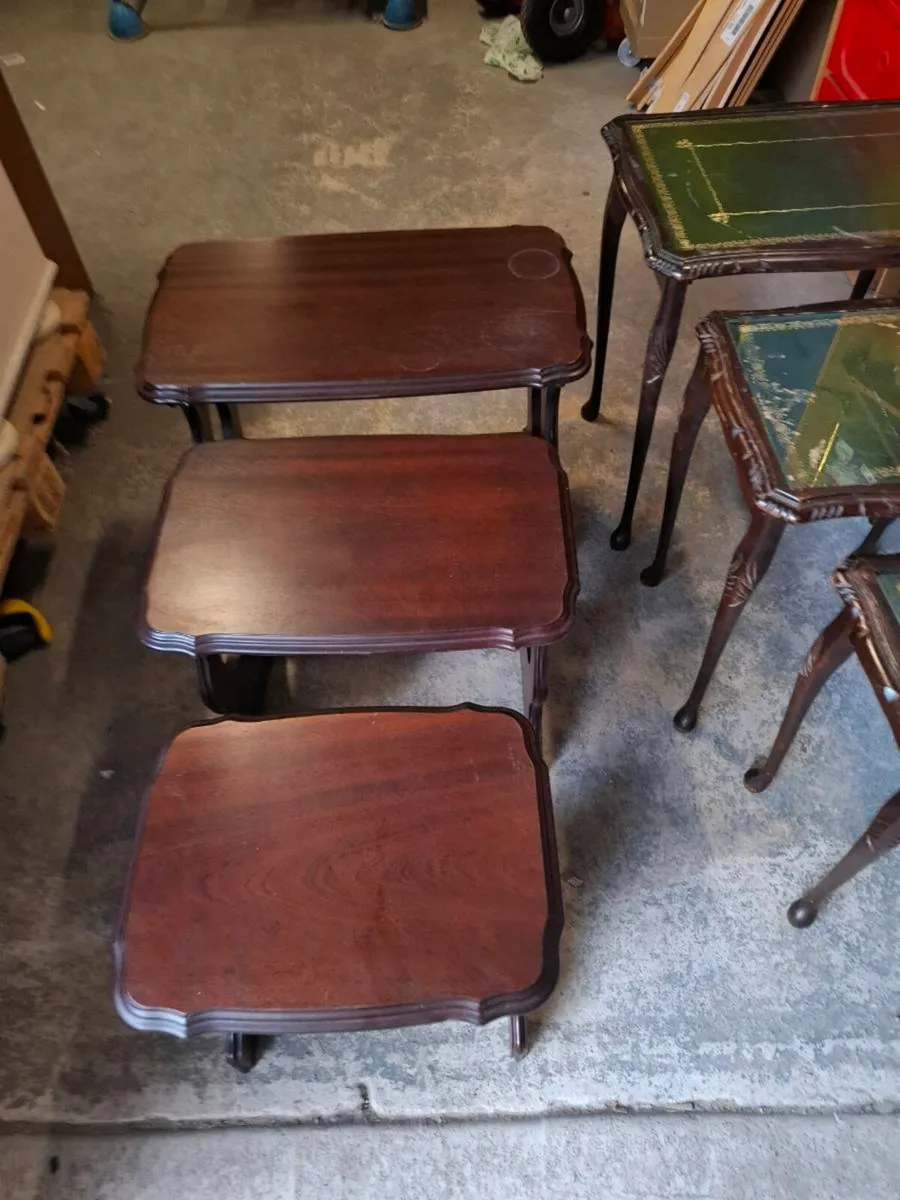Vintage Nests  of Tables (DELIVERY) - Image 3