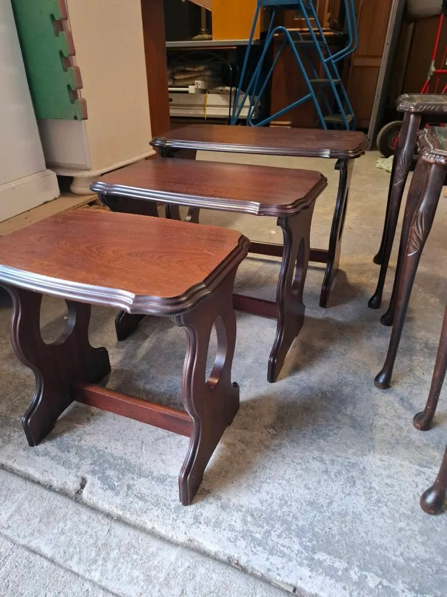 Vintage Nests  of Tables (DELIVERY) - Image 4