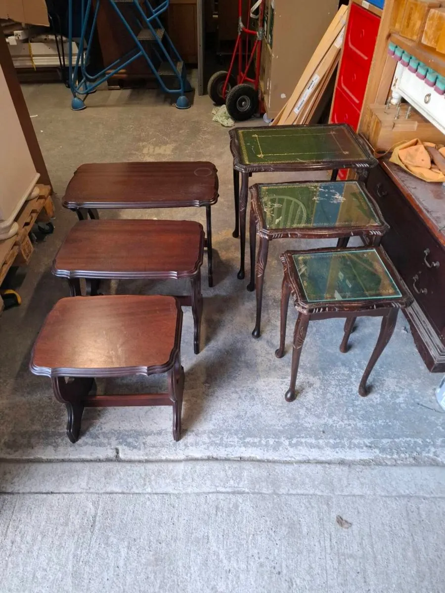 Vintage Nests  of Tables (DELIVERY) - Image 1