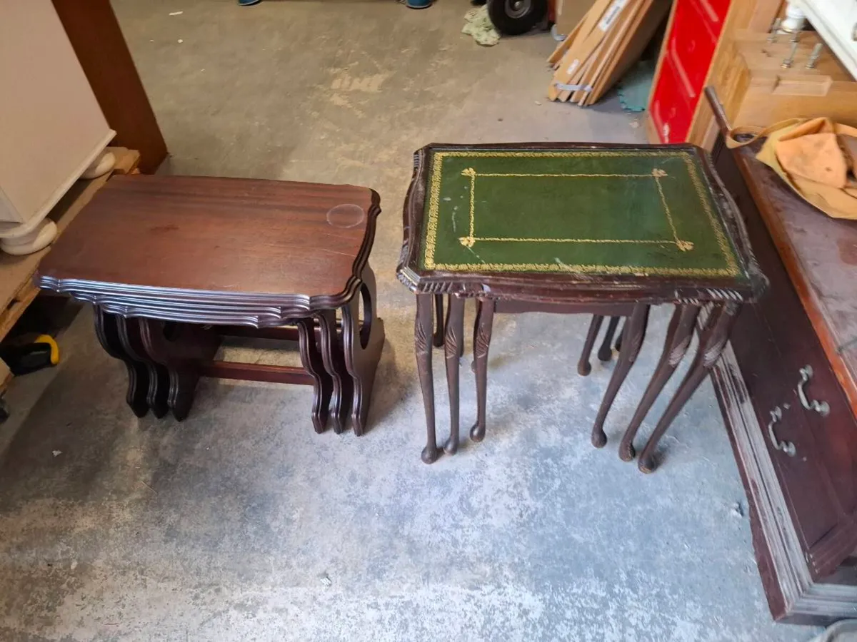 Vintage Nests  of Tables (DELIVERY) - Image 2