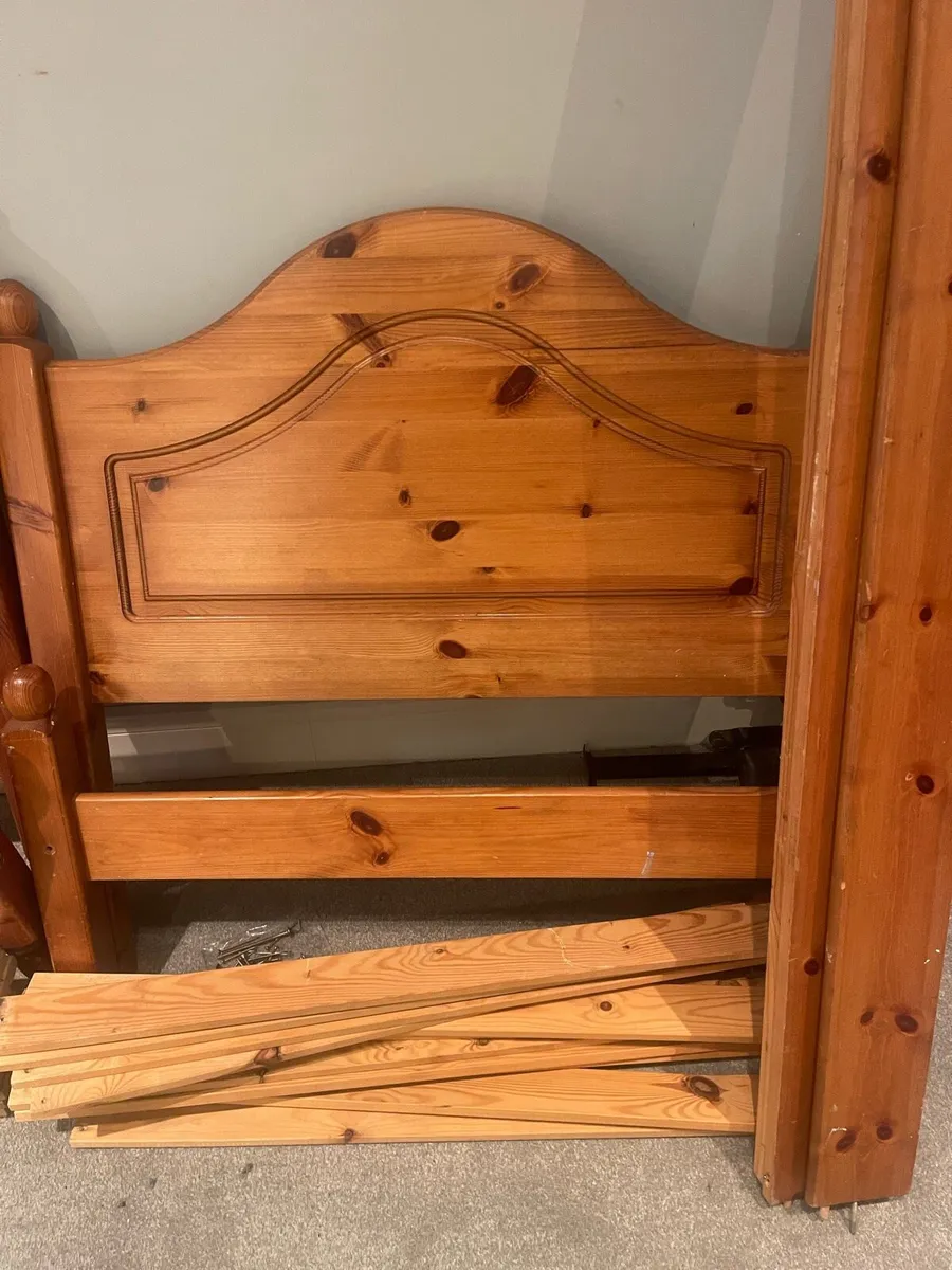 Good Quality Solid Pine Single Bed Frame - Deliver - Image 1