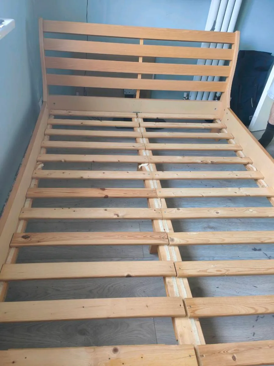 Bed Frame and Mattress - Image 1