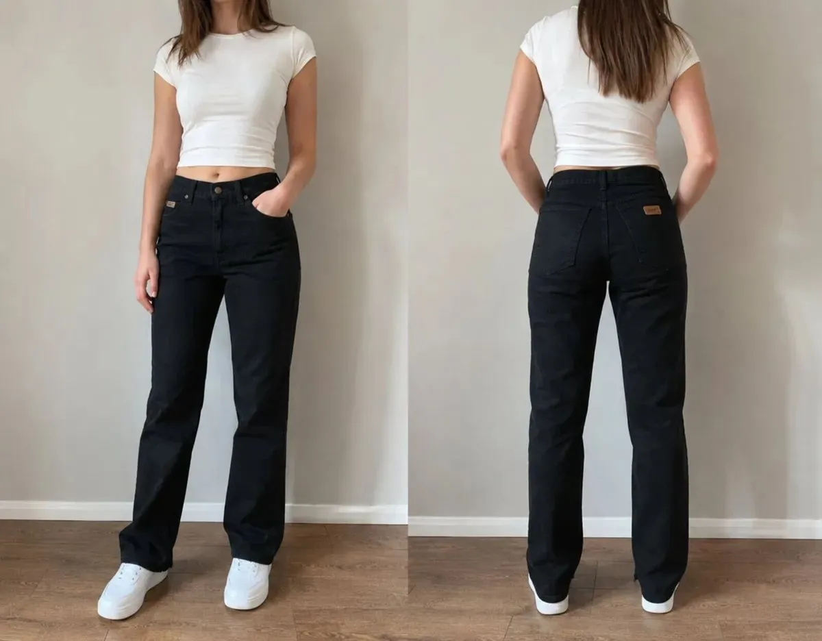 Wrangler Black Jeans Size W31 L30 - Image 1