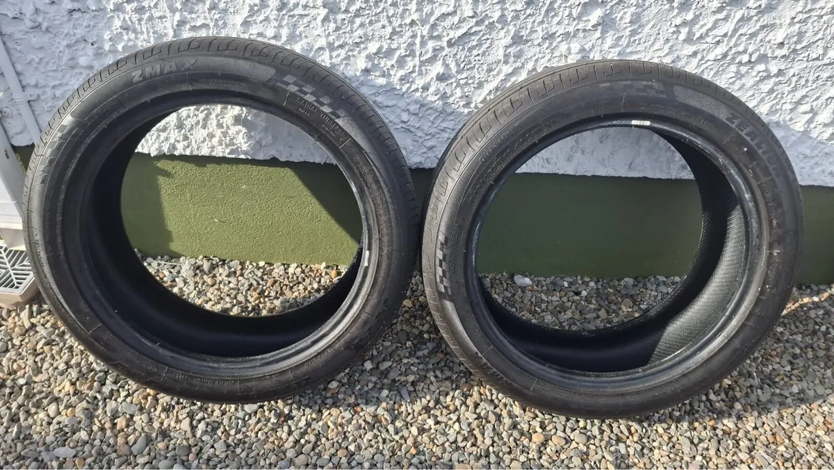 2 Nearly New Tyres - Image 1
