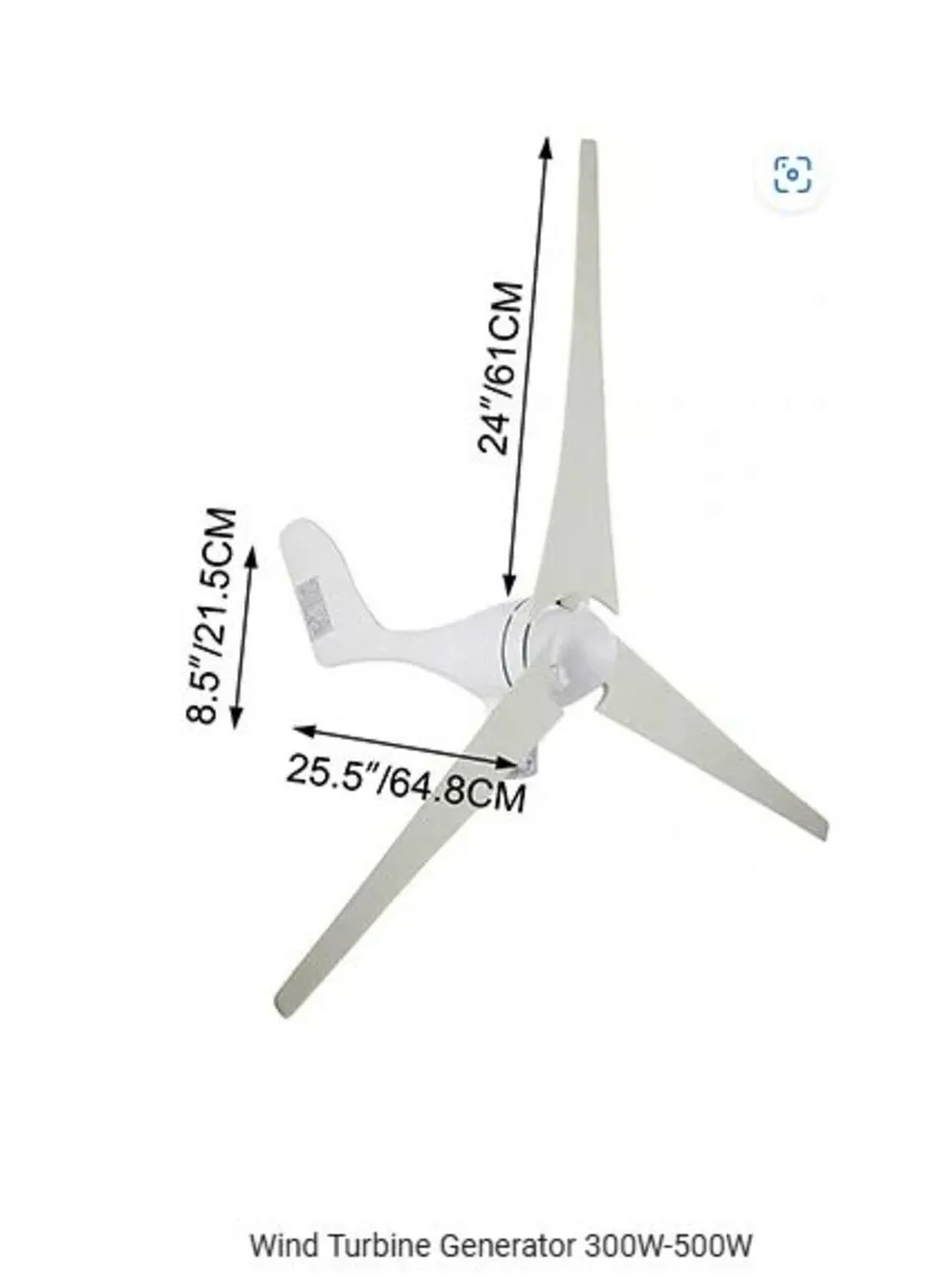 Wind Turbine Generator 500W - Image 1