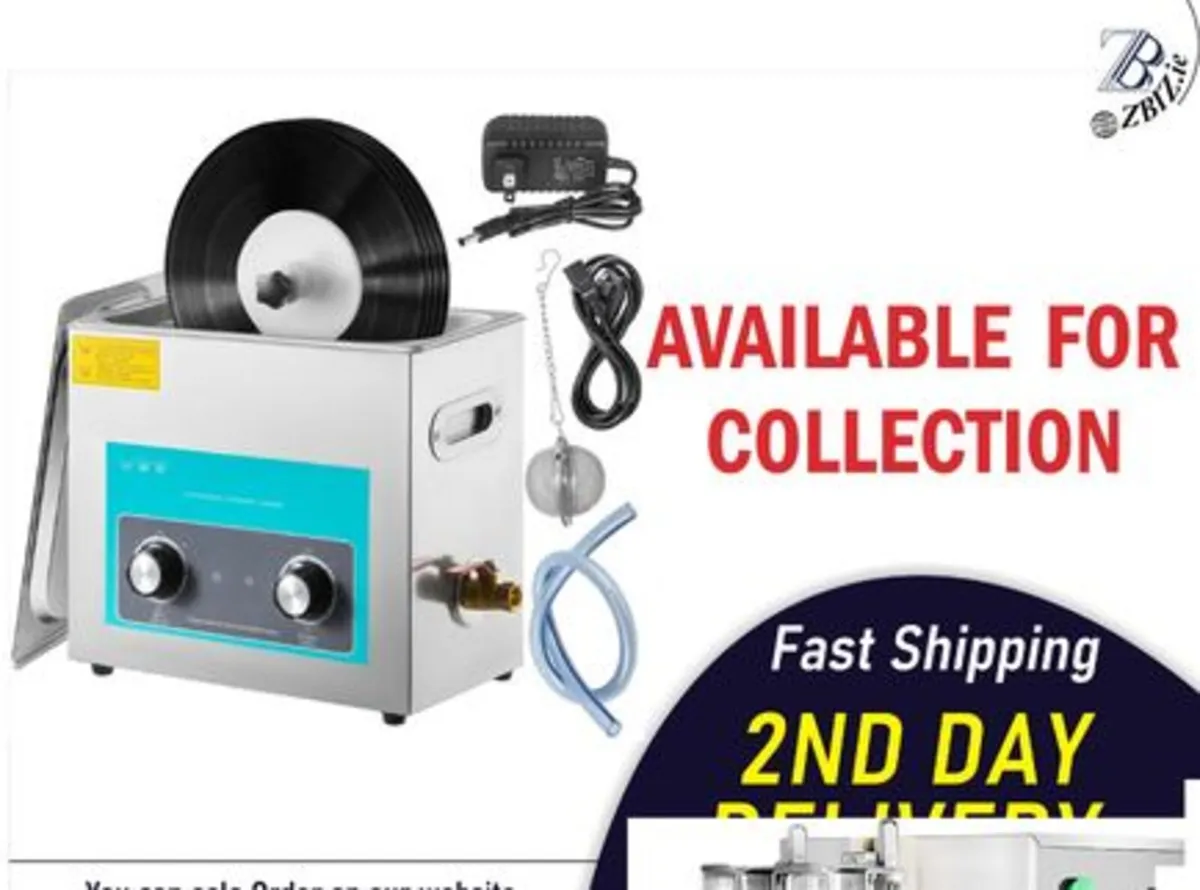 Vinyl record 6L Digital Ultrasonic Record Cleaning - Image 1