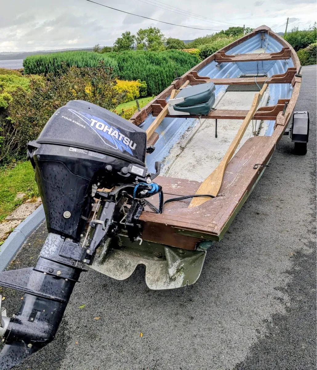 19ft Lake Boat, Engine and Road Trailer. - Image 3