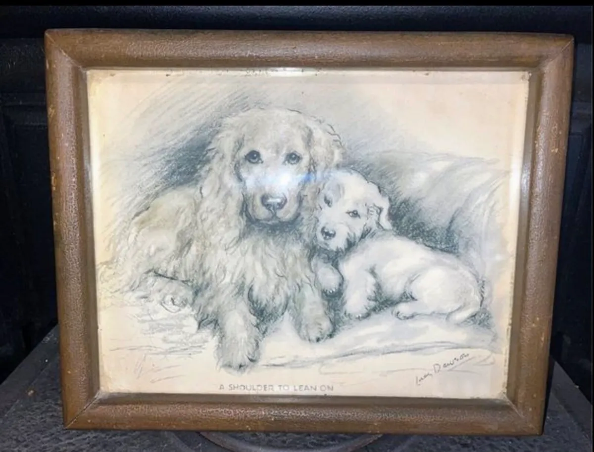 A shoulder to lean on wall hanging - Image 1