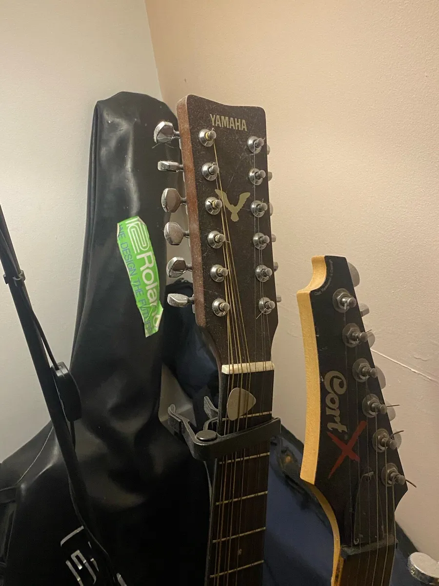 Ibanez As53 Guitar and Yamaha 12 string guitar. - Image 3