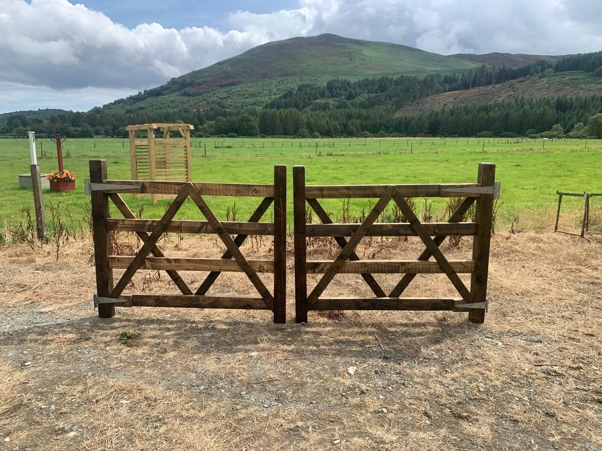 Double farm gates custom made - Image 1
