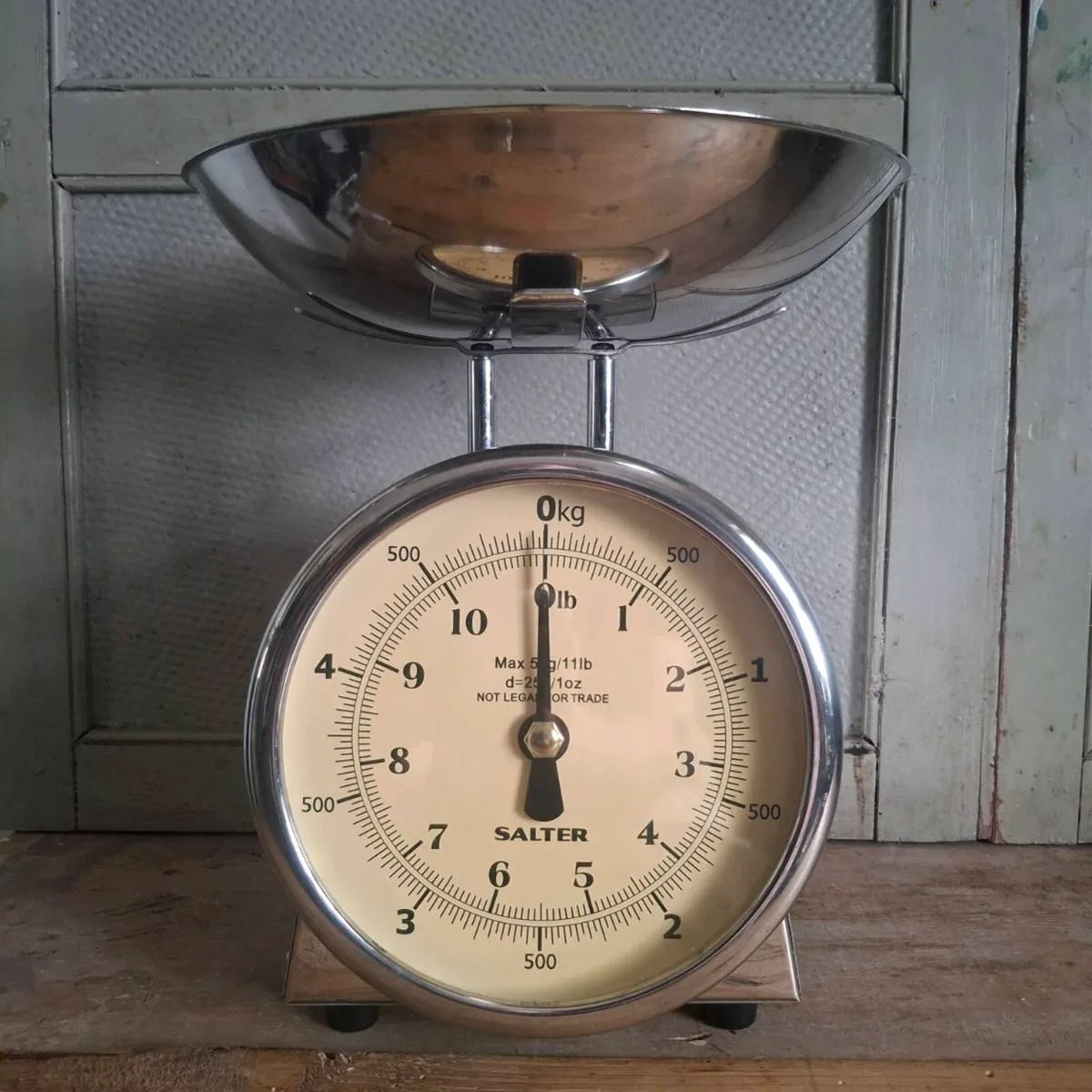 Chrome Salter Kitchen Scale - Image 1