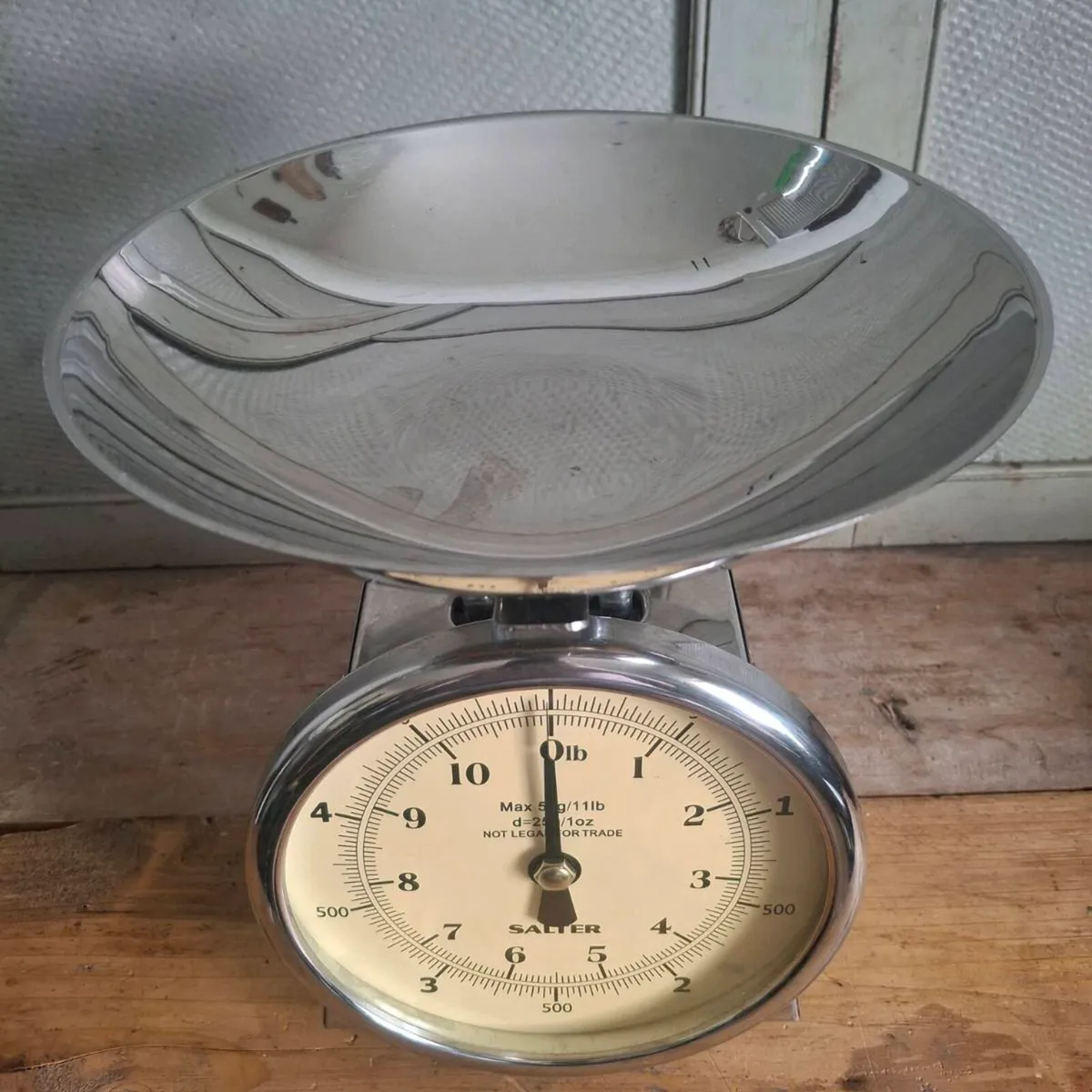 Chrome Salter Kitchen Scale - Image 2