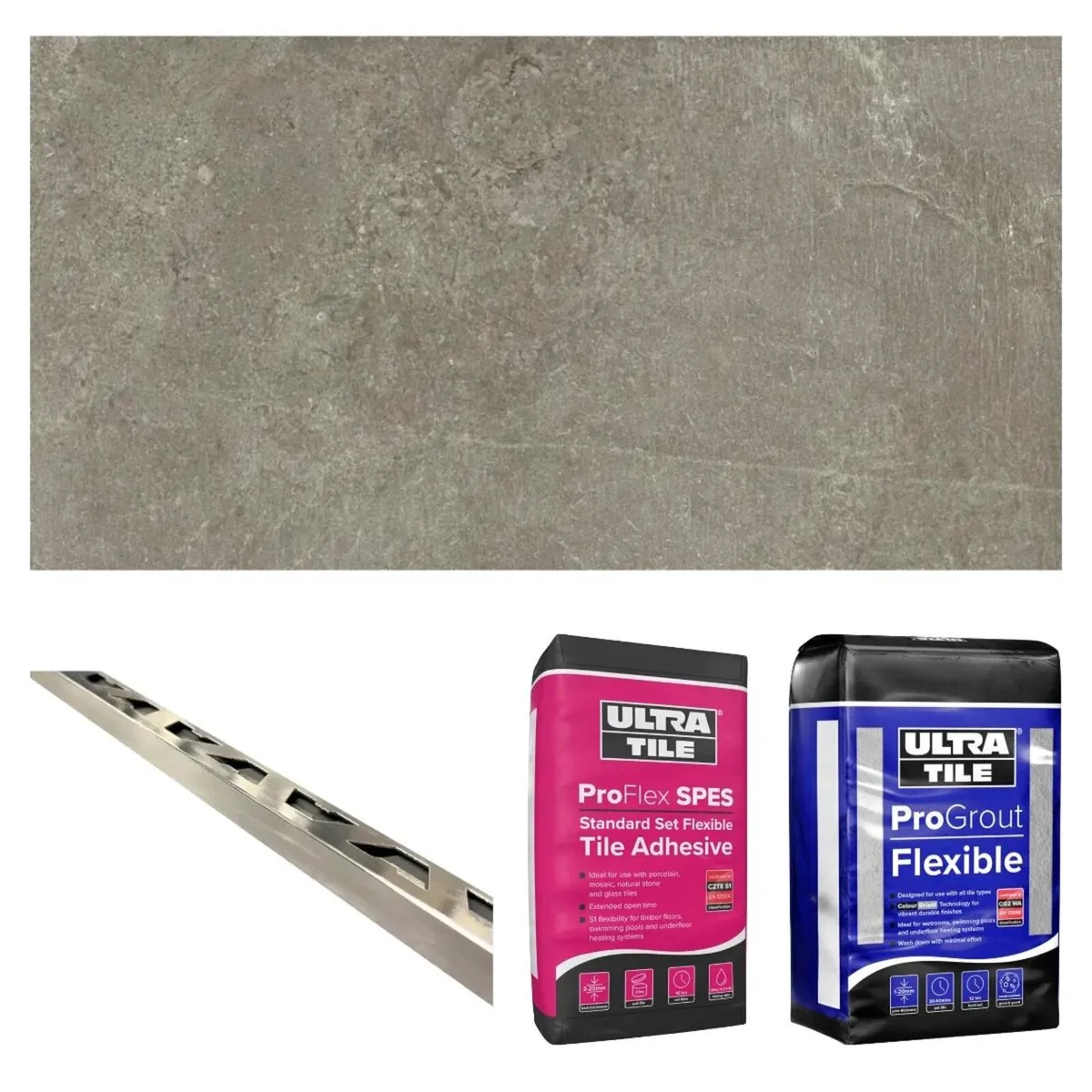 Bathshack Gold Star Tile Bundle Deal-Slate Nature
