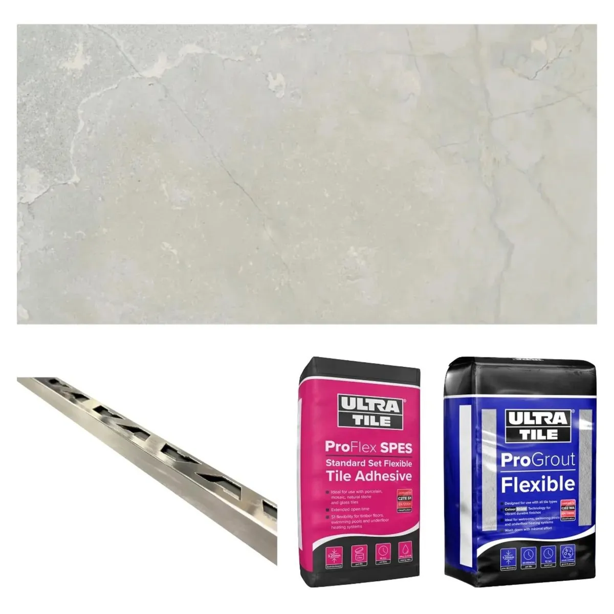 Bathshack Gold Star Tile Bundle Deal-Slate Grey