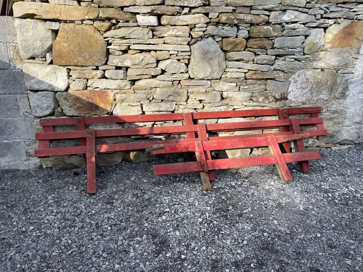 Vintage Wooden Trailer Sides / Turf Trailer Sides - Image 4