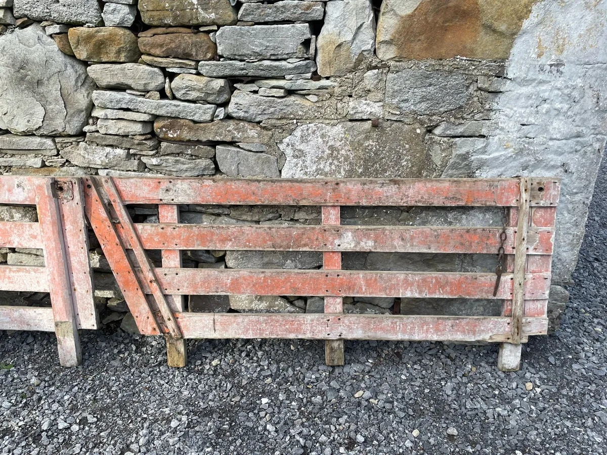 Vintage Wooden Trailer Sides / Turf Trailer Sides - Image 3
