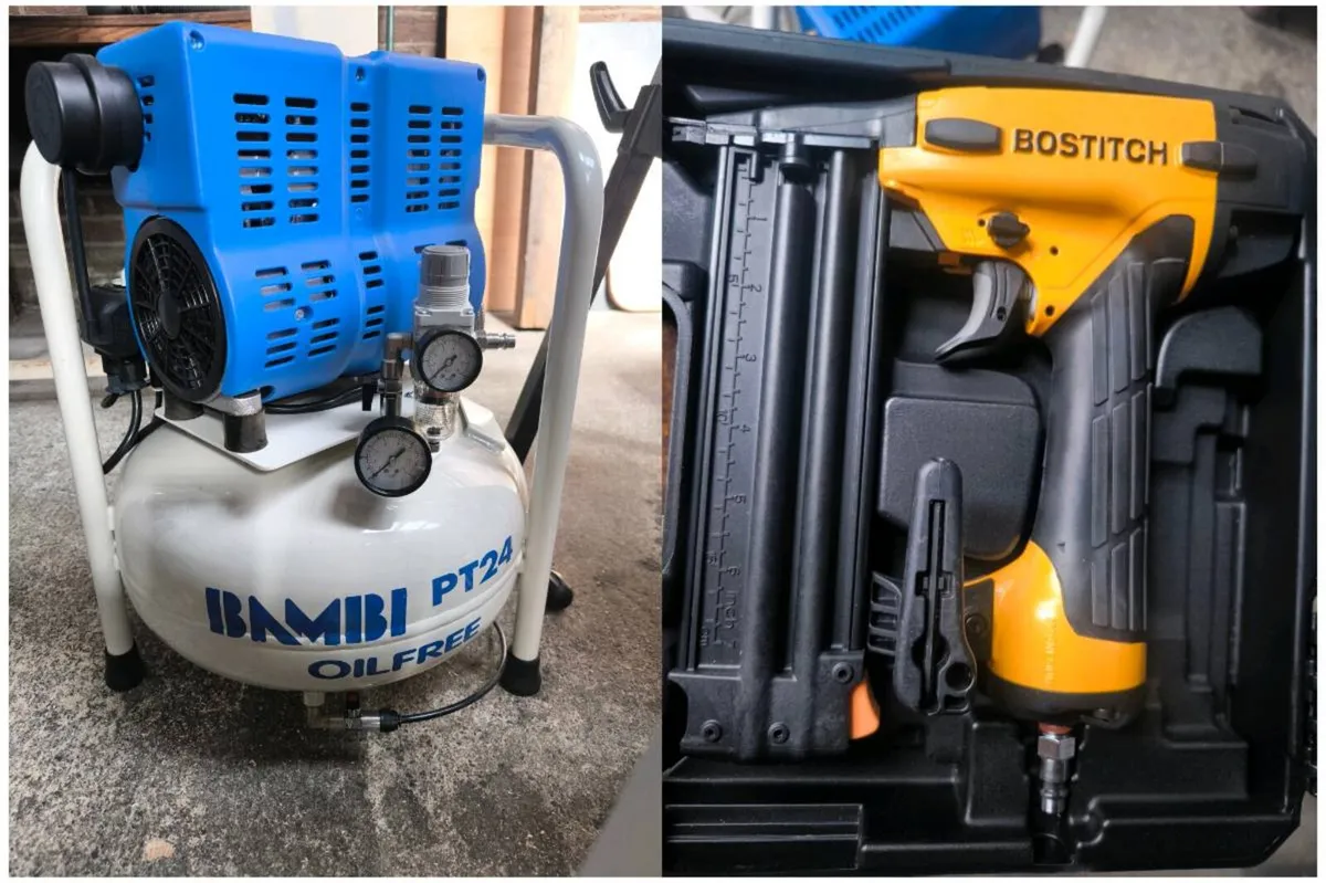 Bambi PT24 air compressor Bostich Brad Nailer - Image 1