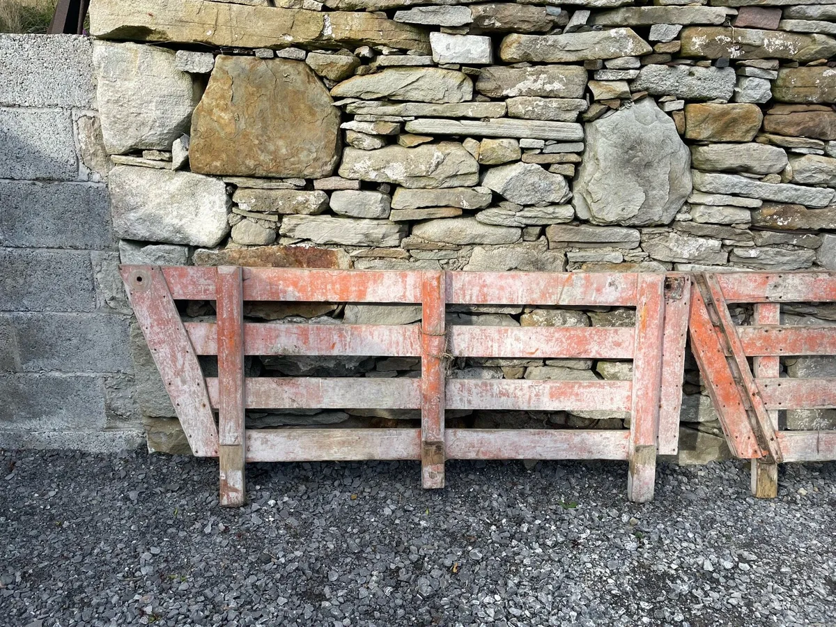 Vintage Wooden Trailer Sides / Turf Trailer Sides - Image 4