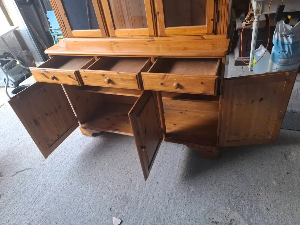 Ducal Solid Pine Display Cabinet (DELIVERY) - Image 4
