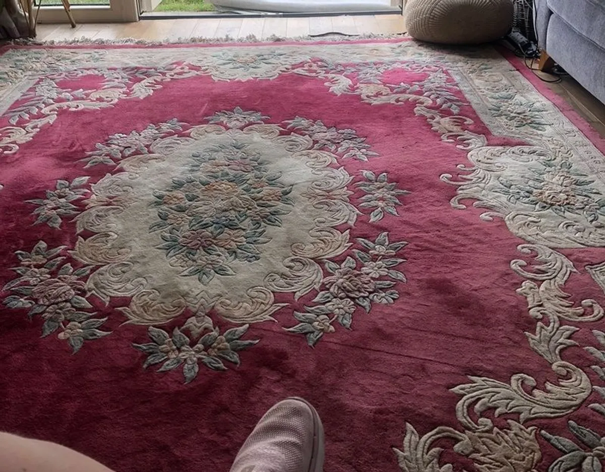 vintage pure wool rug - Image 3