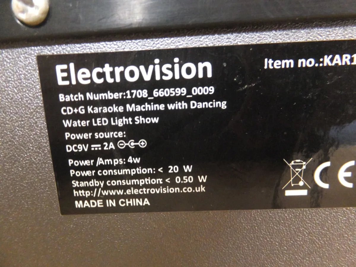 Bluetooth, USB, CD, line in , with water LED light - Image 2