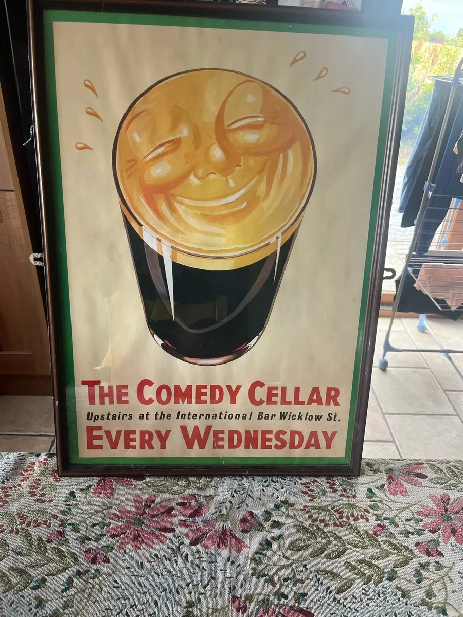 Vintage Guinness Poster - Image 1