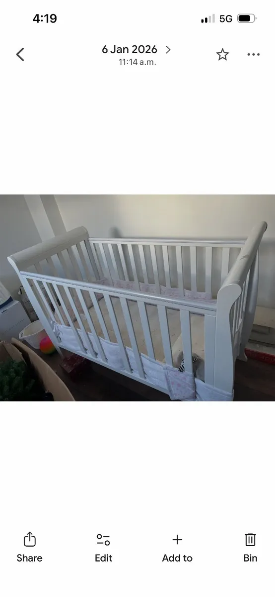 Baby cot - Image 1
