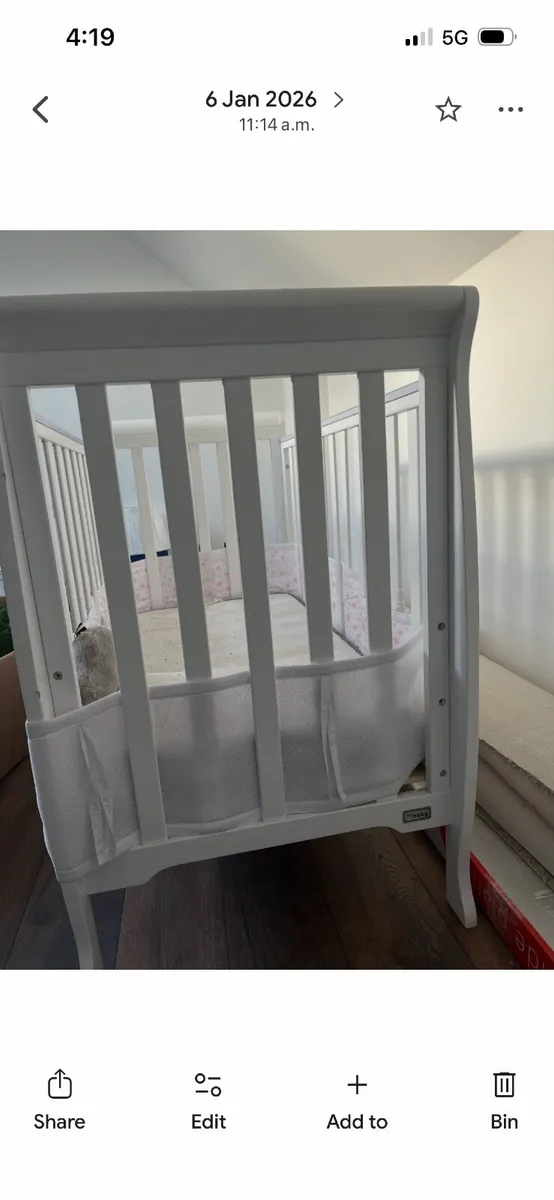 Baby cot - Image 3