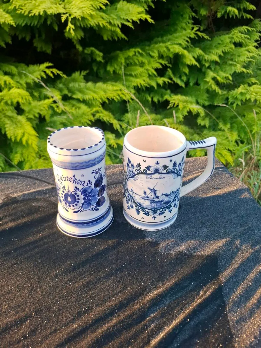 Lot of 2 mugs heineken - Image 1
