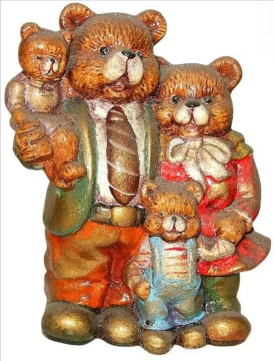 Vintage Harrods Teddy Bear Family Money Box - Image 4