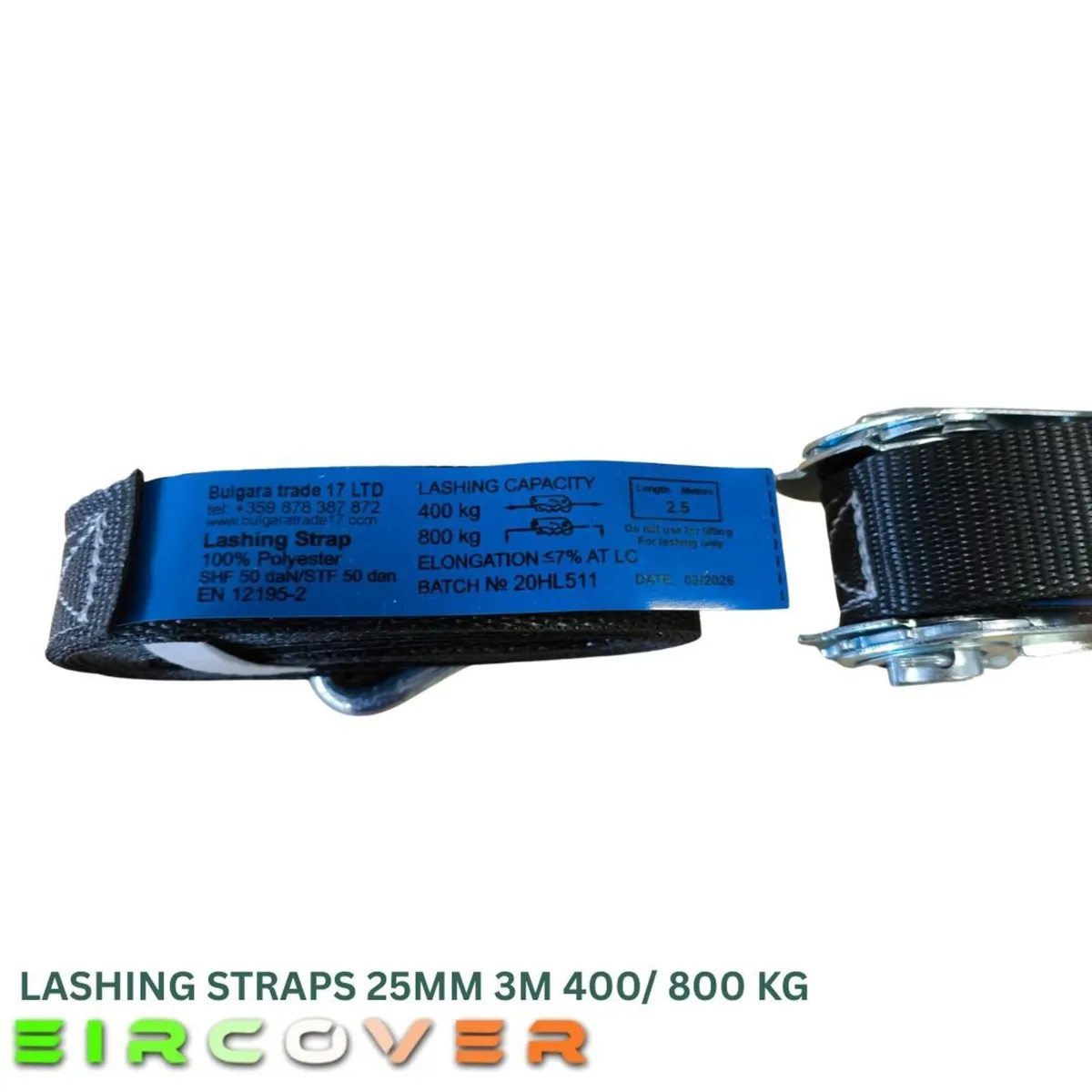 Heavy Duty Ratchet Straps 35mm 5m 2000/ 4000 kg Bl - Image 4