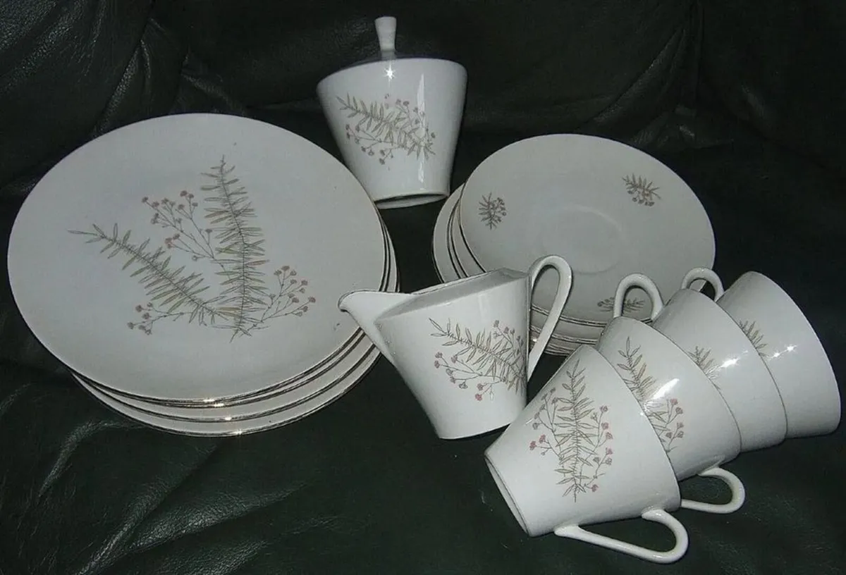 Vintage Porsgrund Norway "Snowtop" Porcelain Set - Image 3