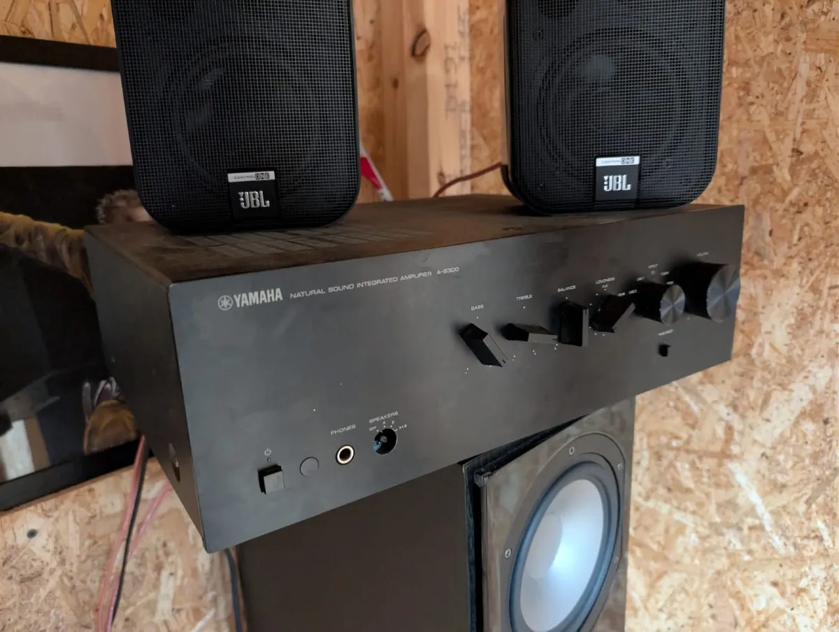 Amplifier Yamaha A-S300 Black , good condition ! - Image 1