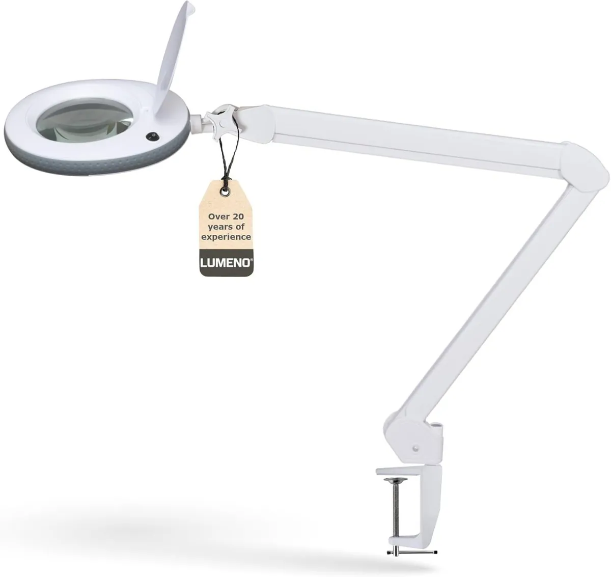 721x LED Magnifying Lamp 3 Dioptre Table Clamp - Image 1