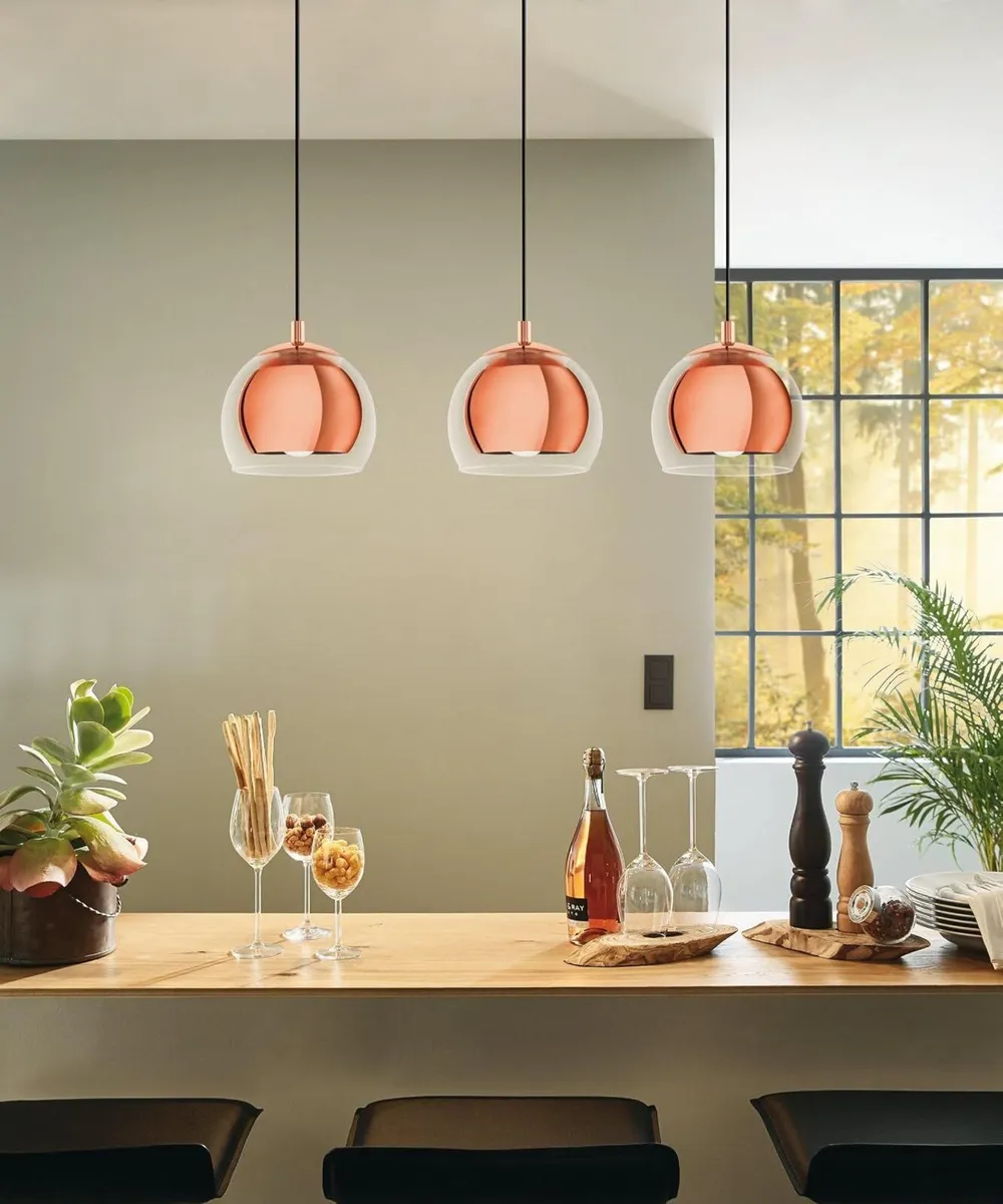 Ceiling Light Fitting Rocamar with 3 Lampshades - Image 3