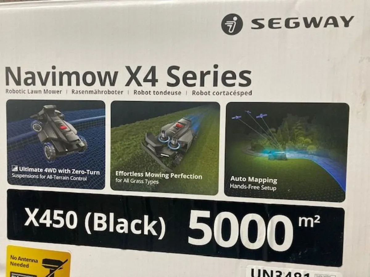 New Segway Navimow X450 up to 5000m2 4x4 - Image 2