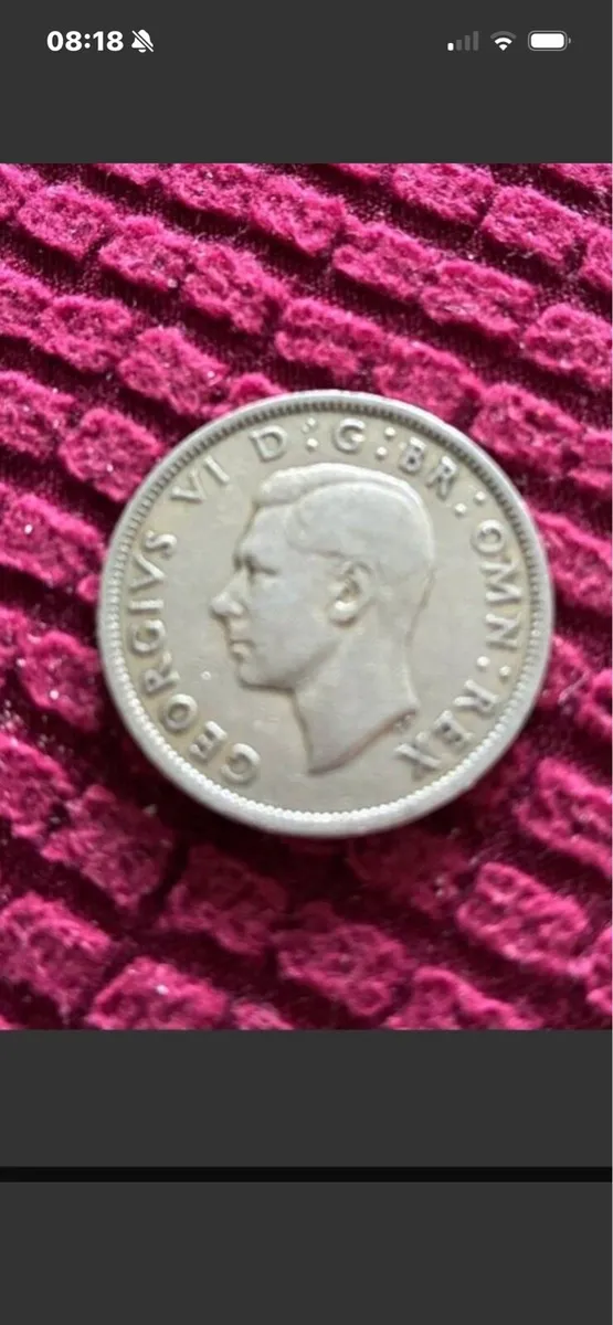 1948 British Two Shilling Coin - Image 2