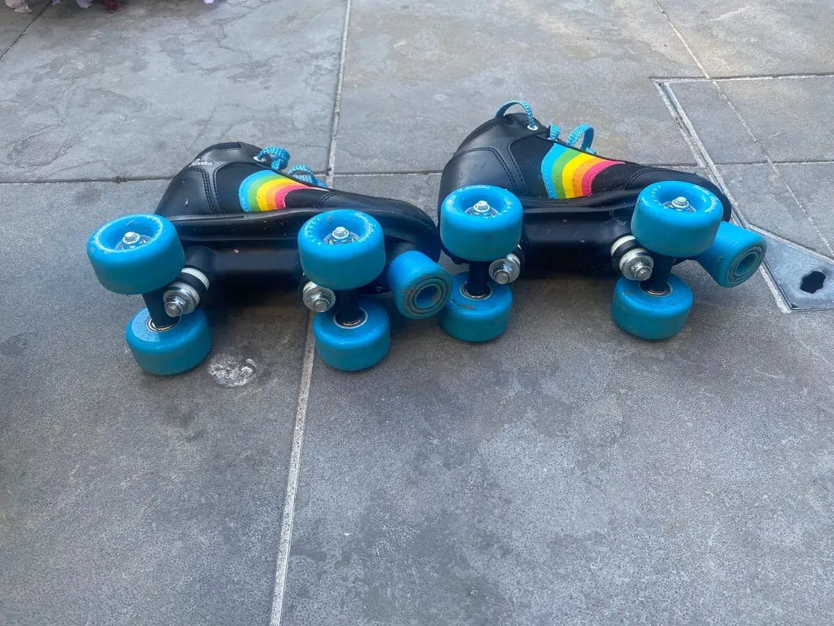 Rookie Forever Rainbow Quad Roller Skates – UK 2 - Image 4