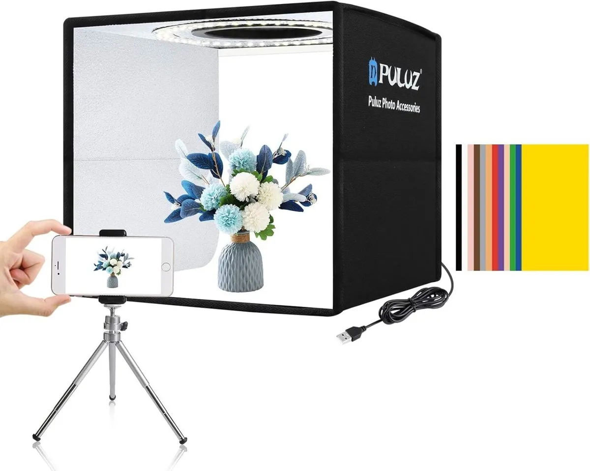Mini Light Box Photography Portable Folding Photo - Image 1