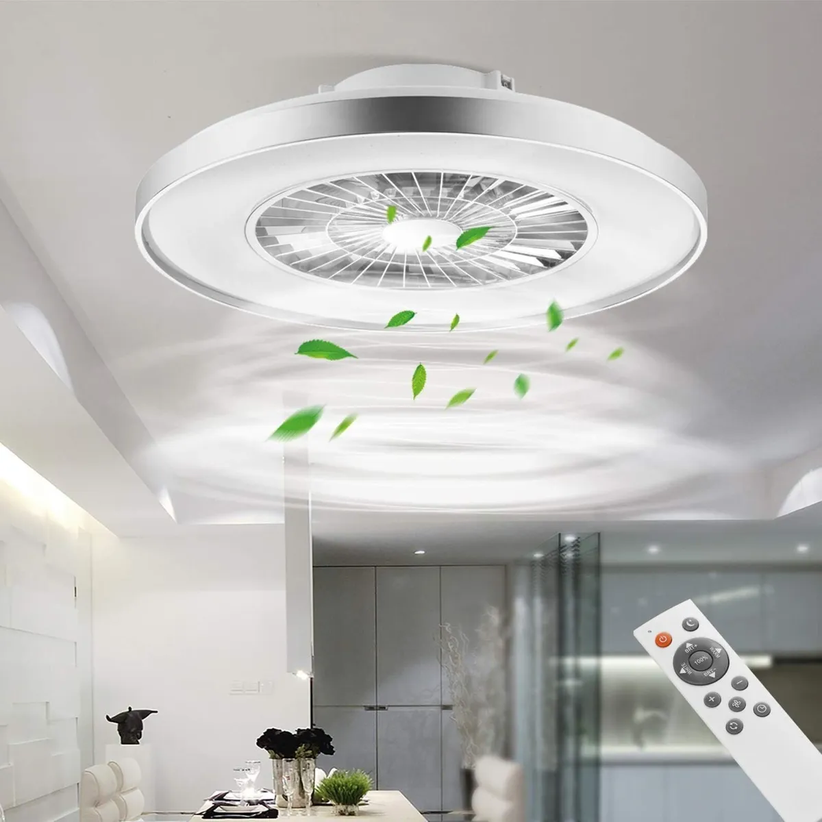 60CM LED Ceiling Light with Fan Lights 24 - Image 1
