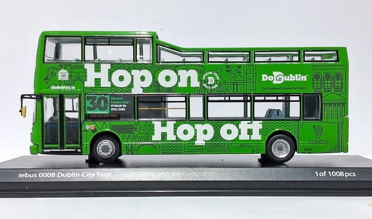 Open-Top Dublin CIty Tour Bus, Free Post. - Image 1