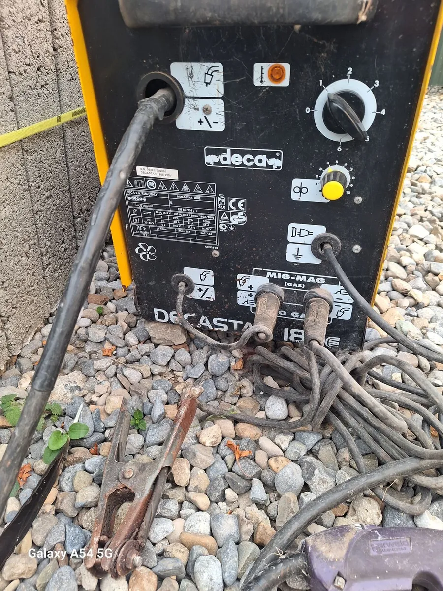 Mig Welder decaster 180e - Image 3