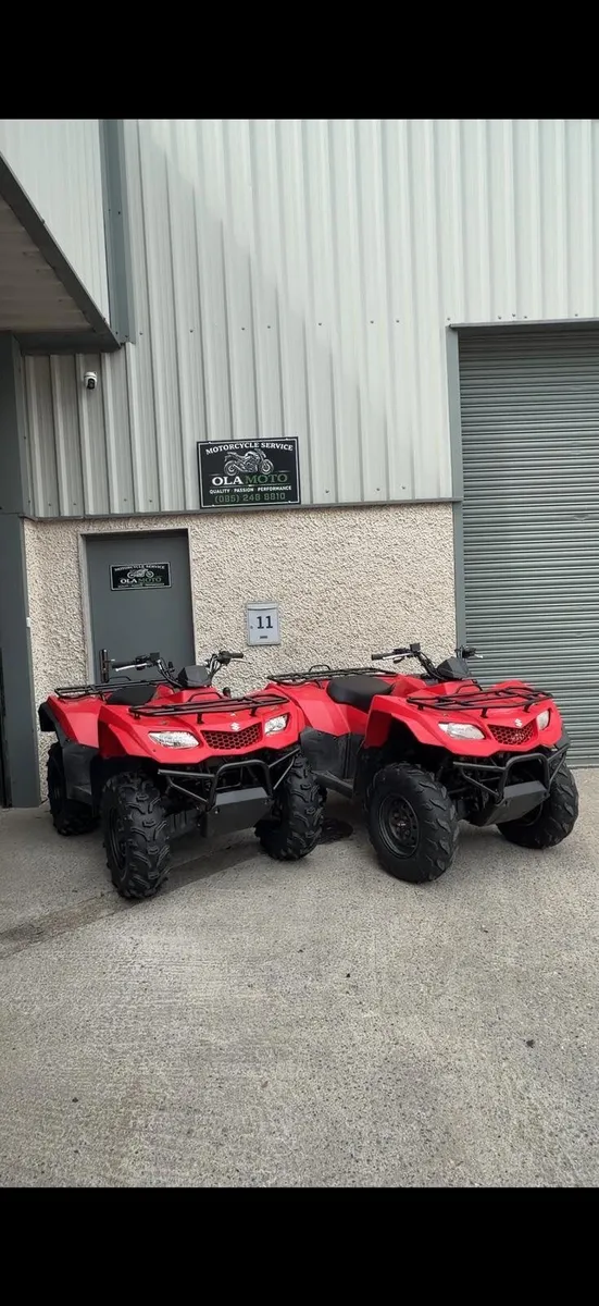 SUZUKI KINGQUADS 400cc ATV LOW HOURS - Image 1