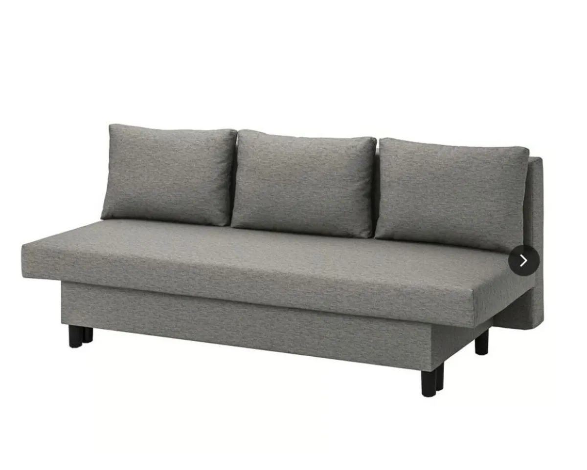 ÄLVDALEN 3-seat sofa-bed, Knisa grey-beige NEW