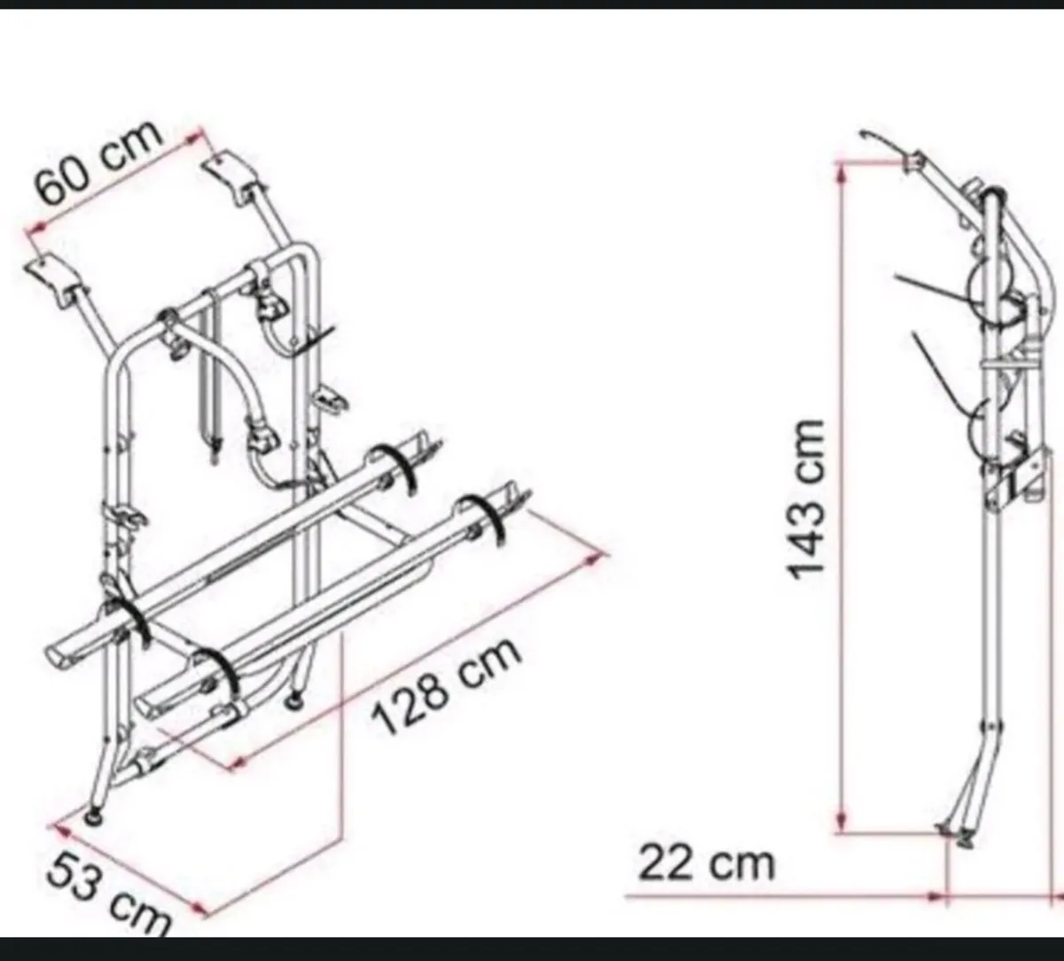 Renault traffic bike rack - Image 2