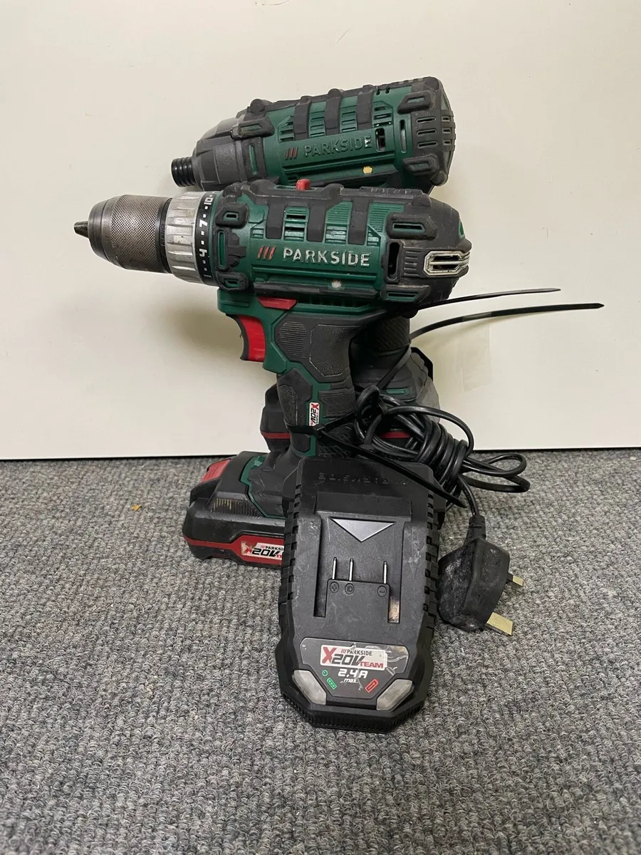 Parkside Cordless Twin Drill & Screwdriver Set - Image 1