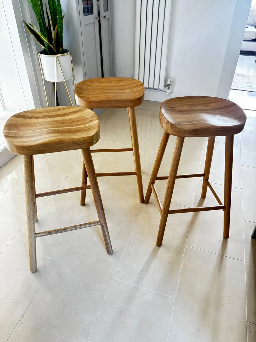 3 Kitchen Stools - Image 2